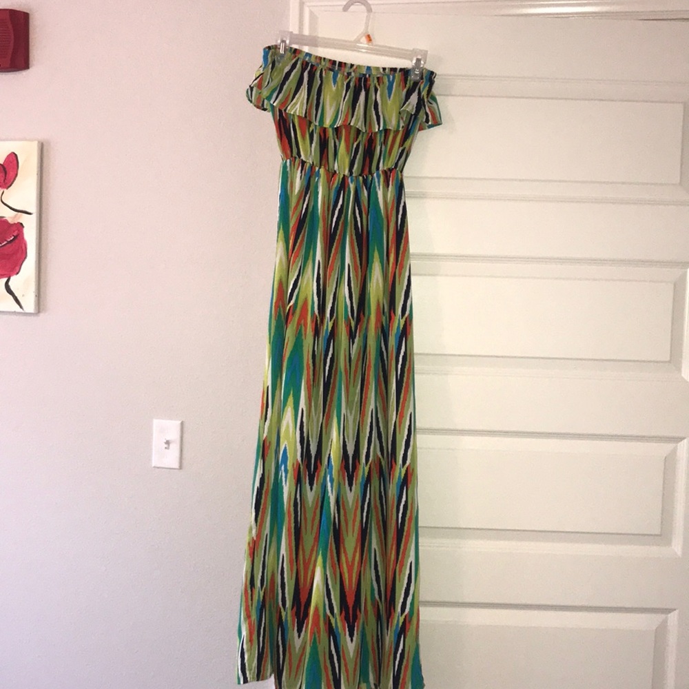 Multi colored maxi dress